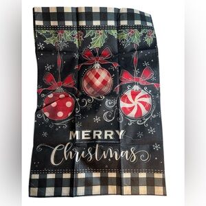New in bag. Merry Christmas double sided house flag.